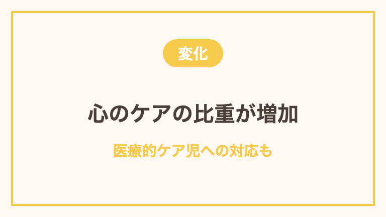養護教諭に求められる役割の変化